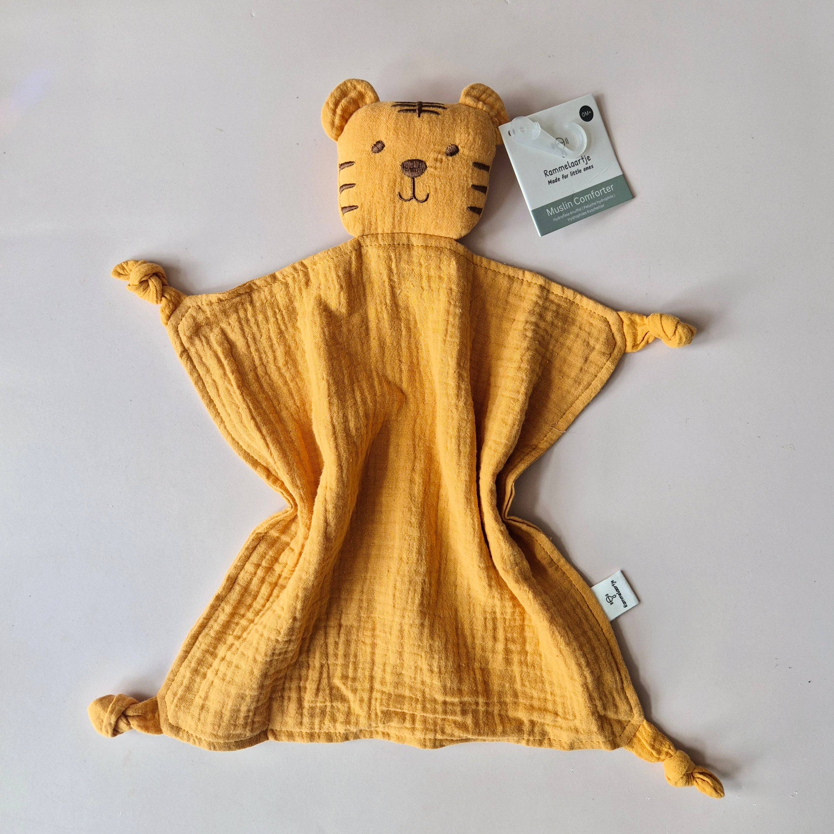 Hydrofil Krammetiger – Blødt Babystykke 30x30 cm