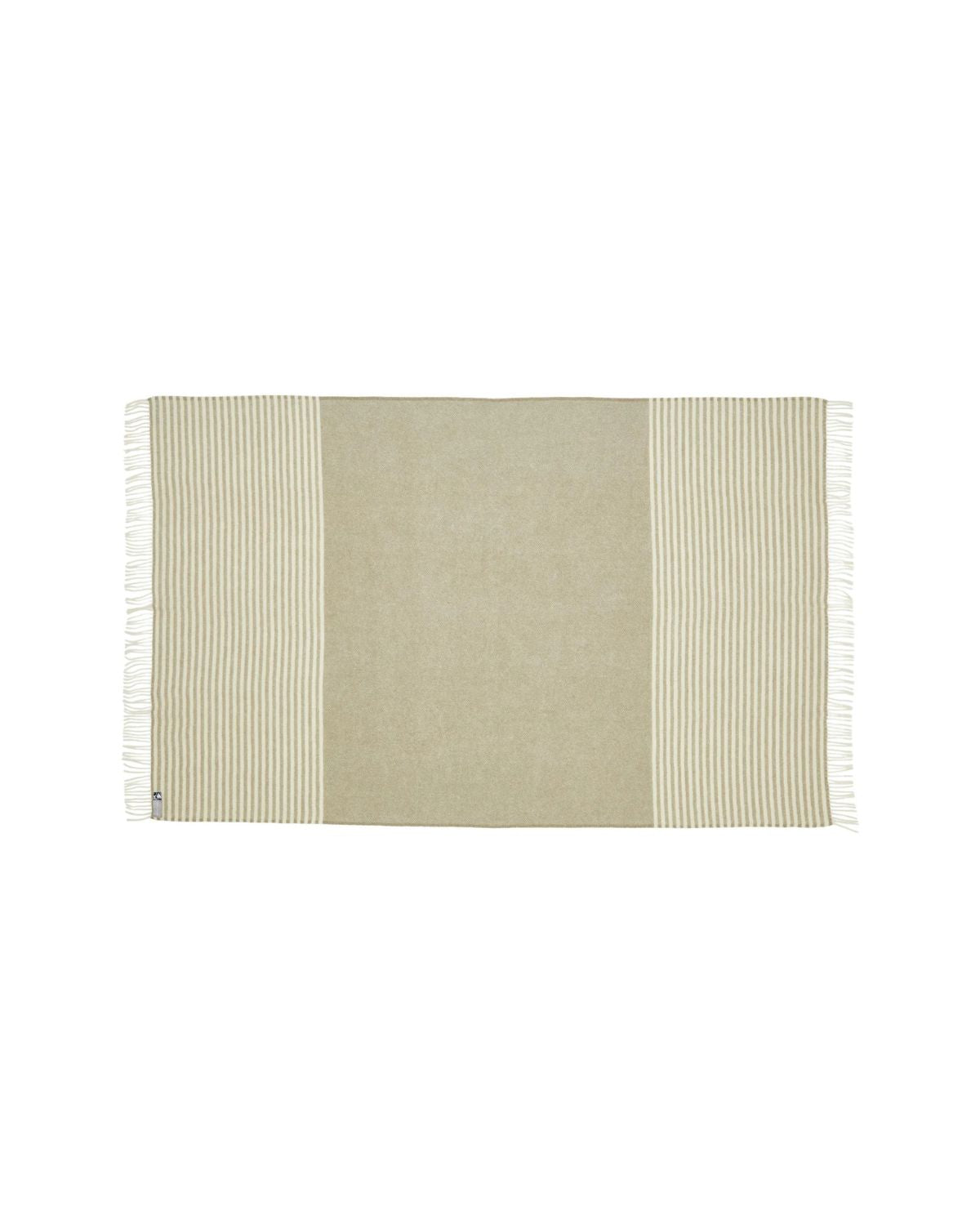Bogø plaid Uld - Light Green - 140x240 cm