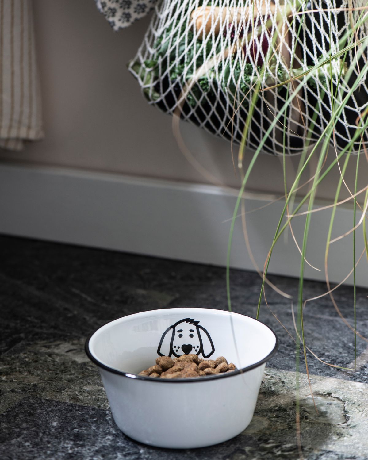 Hundeskål i emalje – Small