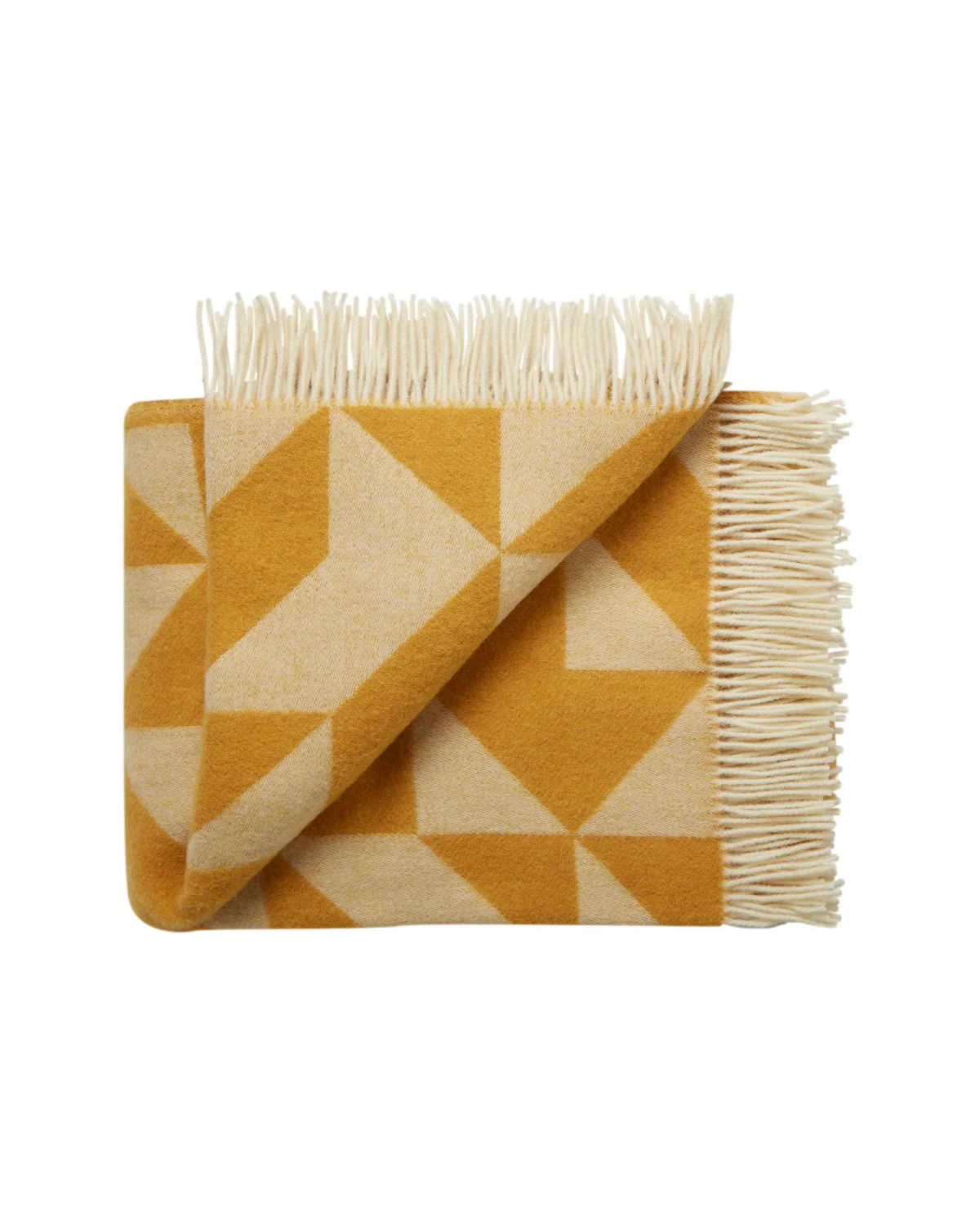 Twist a Twill plaid Uld 130x190cm - Corn Yellow