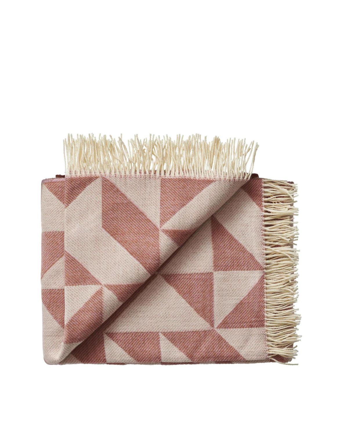 Twist a Twill plaid Uld 130x190cm - Rusty Rose