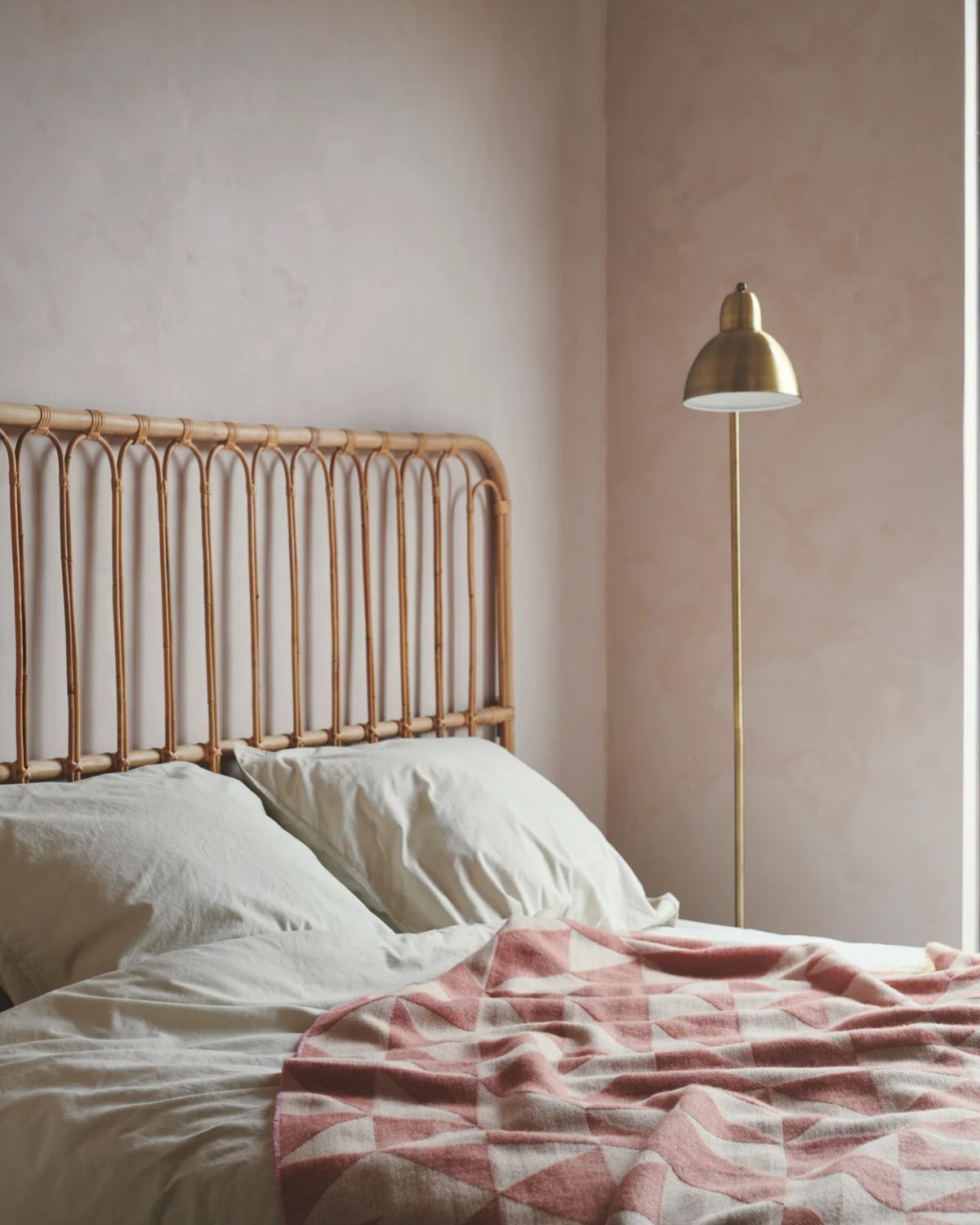 Twist a Twill plaid Uld 130x190cm - Rusty Rose