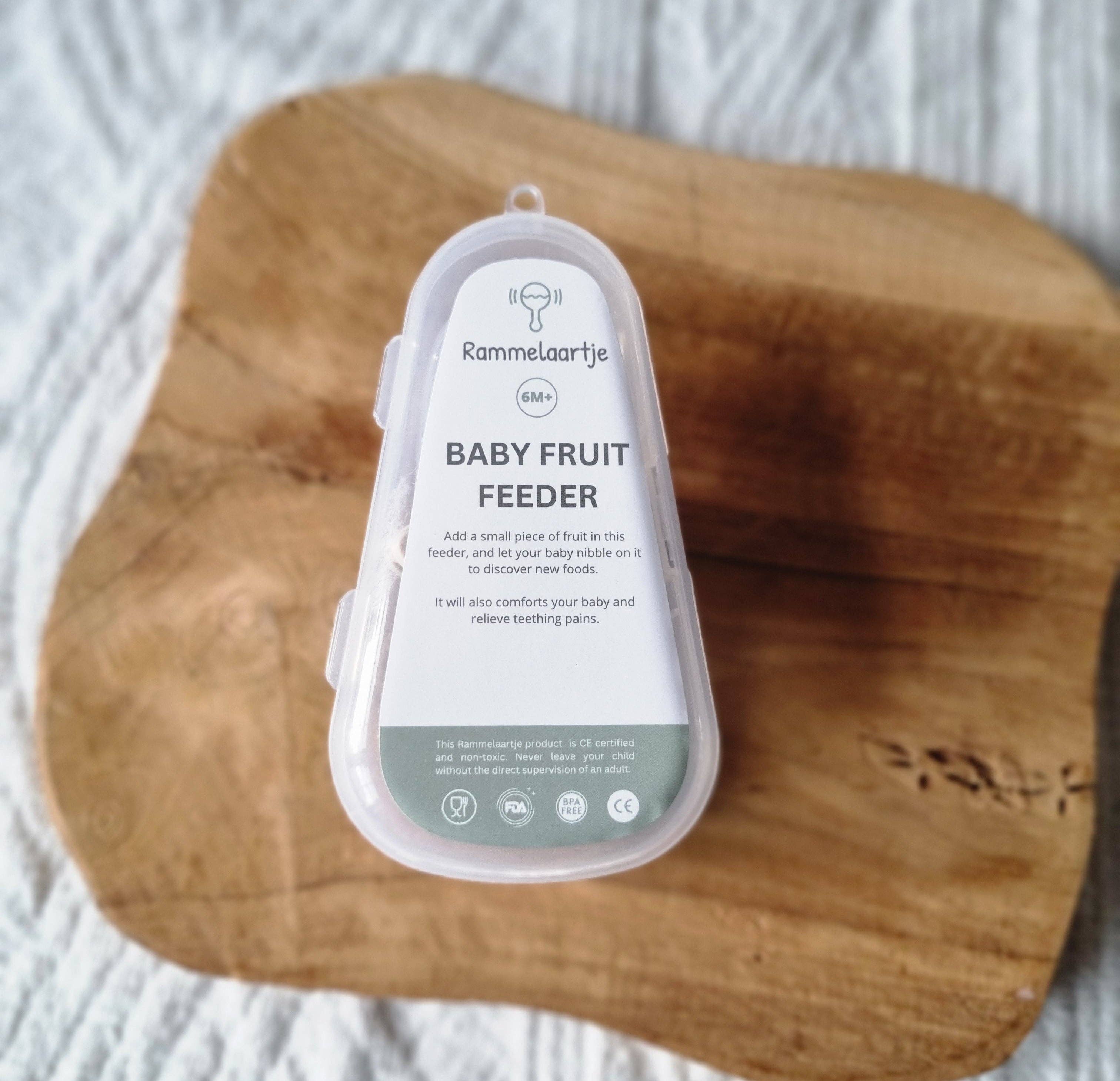 Frugt-feeder sut - Sandfarvet med prikker