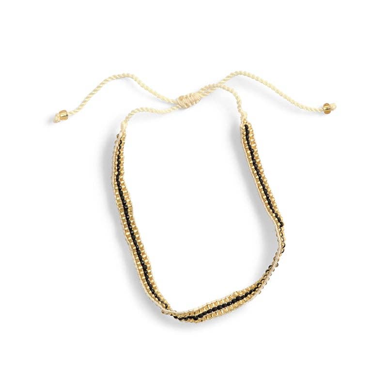 Armbånd 3 Linjer Guld: Linde Lyserød