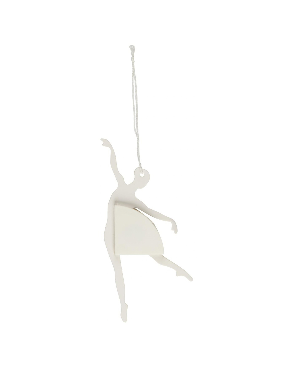 Papirklip ballerina i danseposition