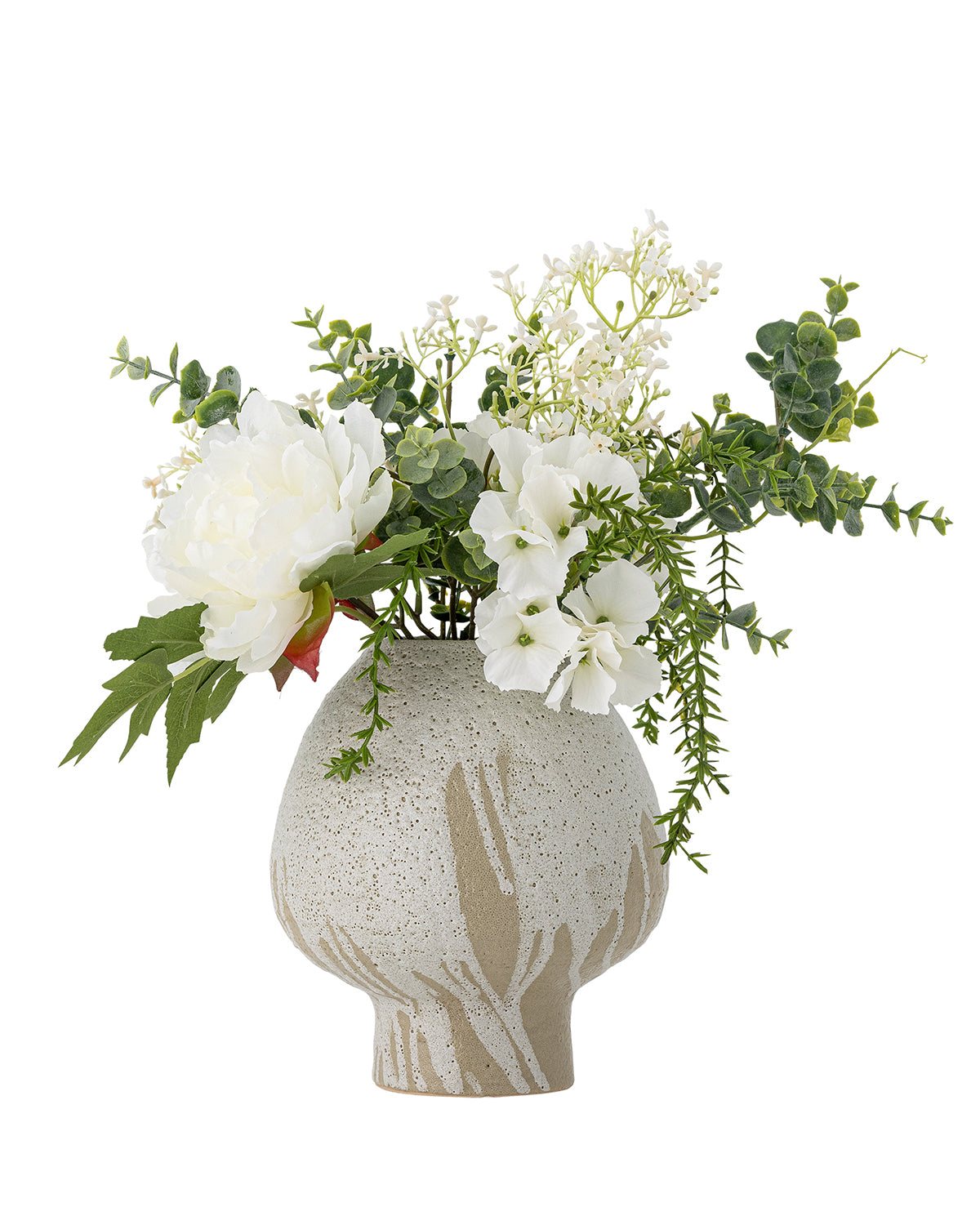 Lustre Buket – Hvid kunstig buket