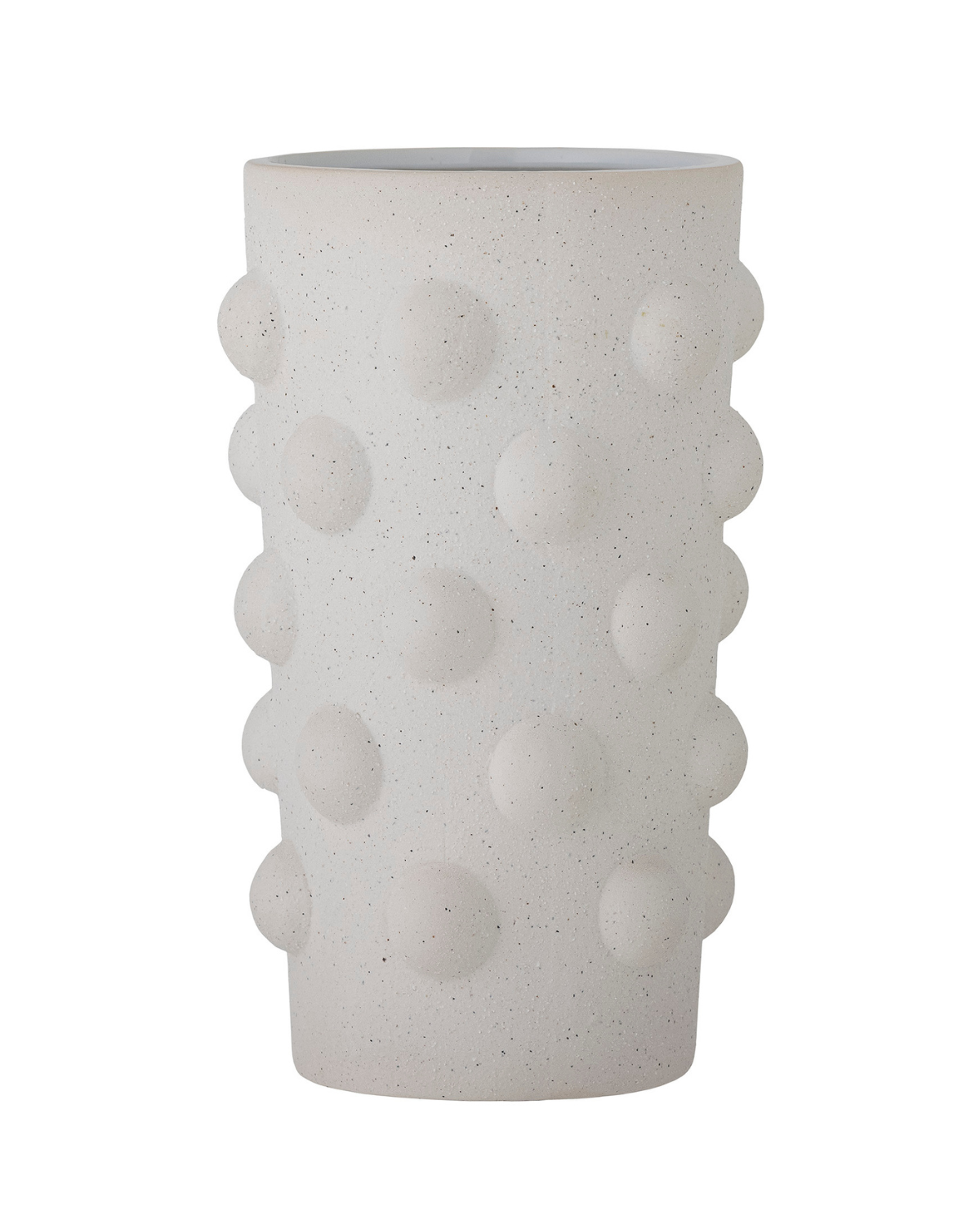 Artan Vase, Hvid, Stentøj
