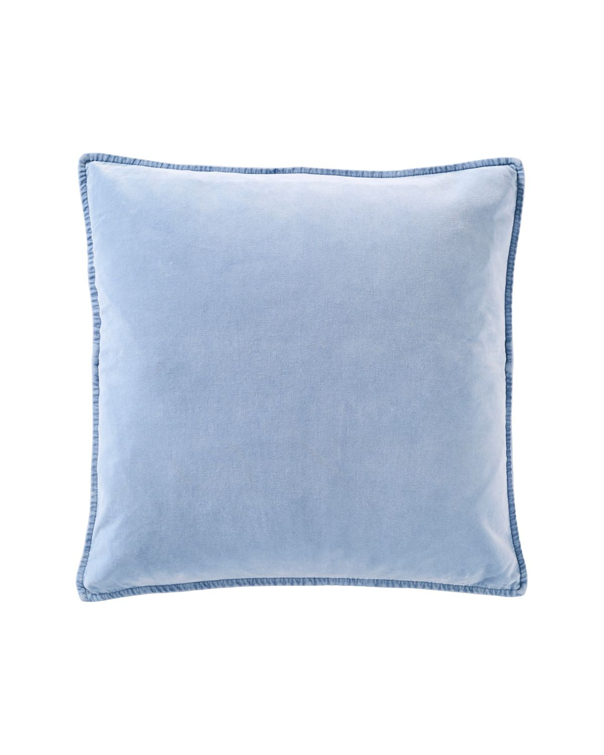 Velour pude 50x50 cm – Cornflower