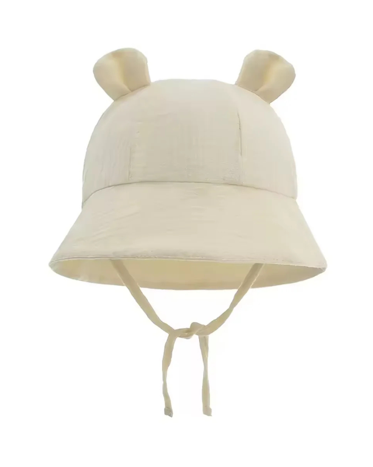 Musselin solhat til baby – beige