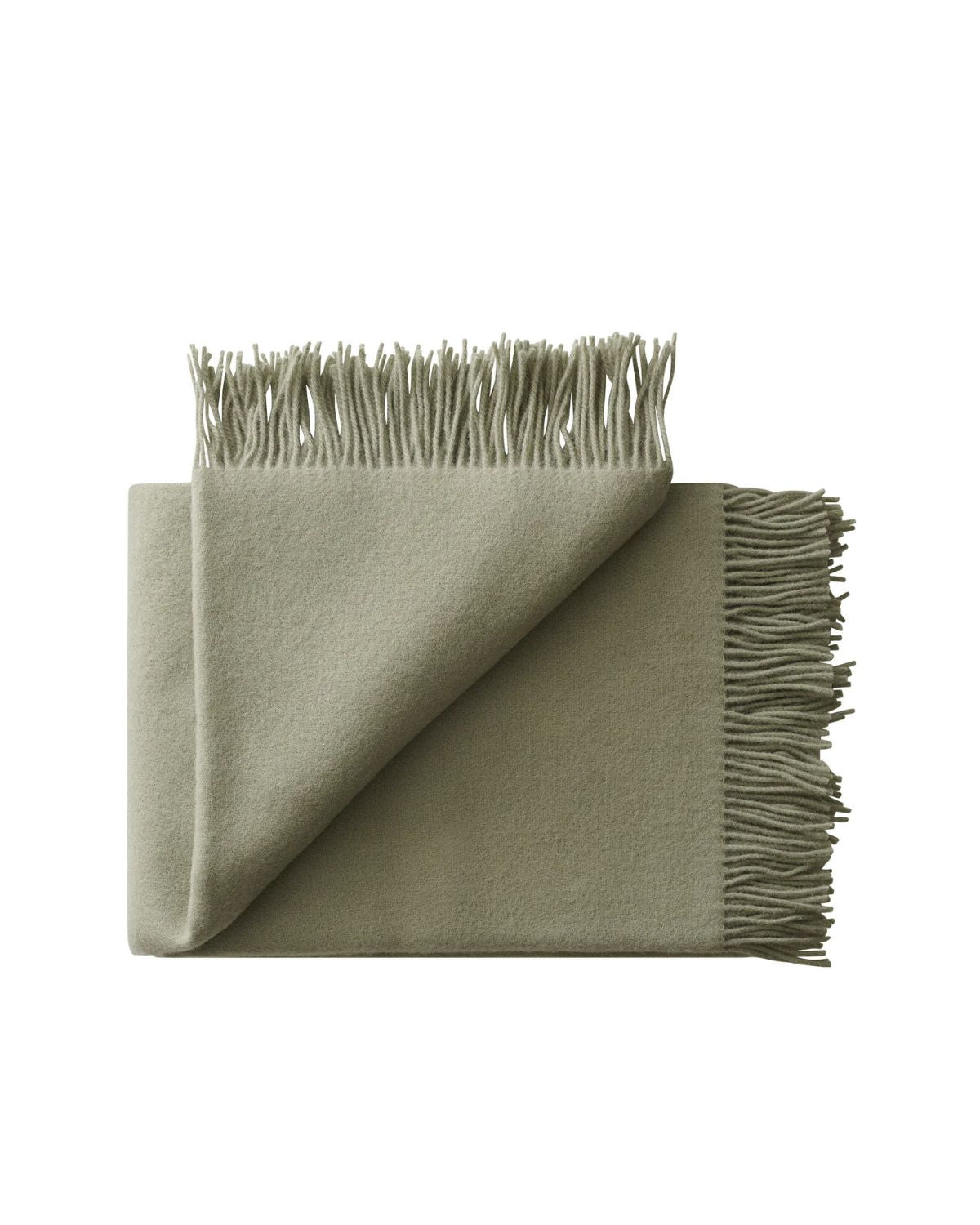 Season plaid Uld 130x200cm - Moss