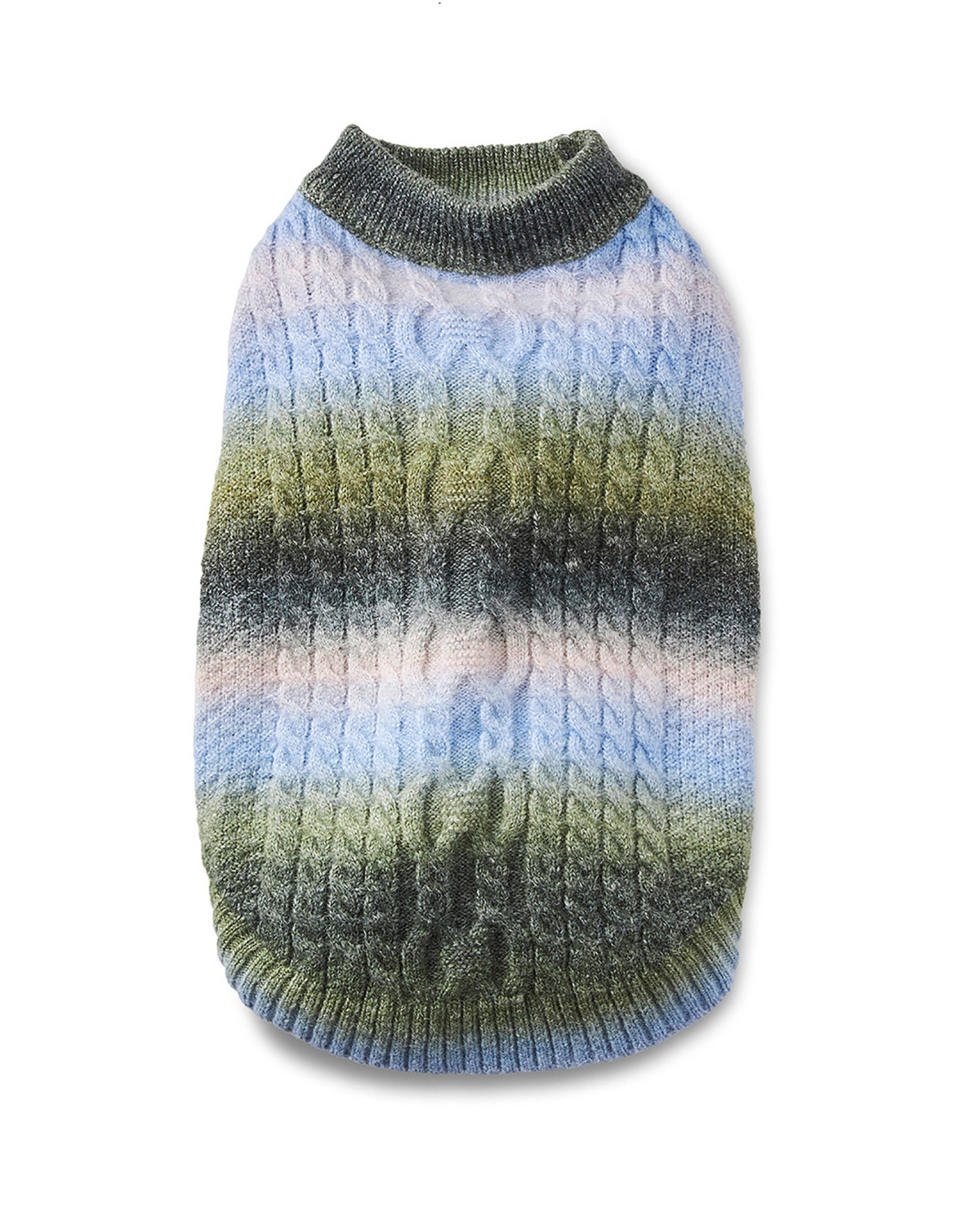 Marinello strikkehundetrøje med farvegradient - 45cm