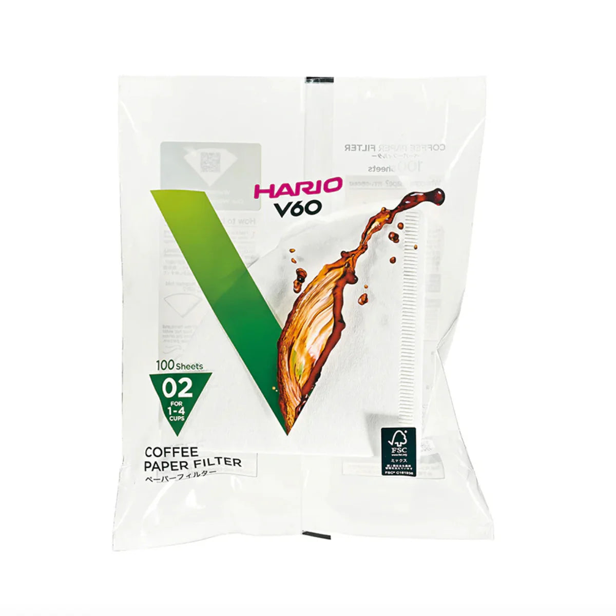 Hario V60 filters - Str. 01, 02 & 03
