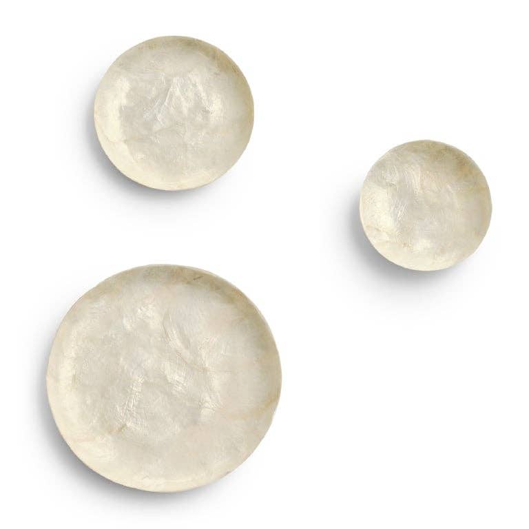 Skål Schelp Capiz Flad: 8cm